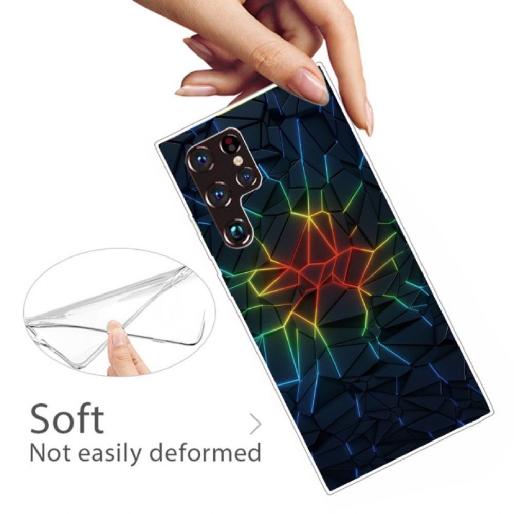 Hoesje voor Samsung Galaxy S22 Ultra 5G Geometrie