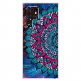 Hoesje voor Samsung Galaxy S22 Ultra 5G Kleurrijke Mandala