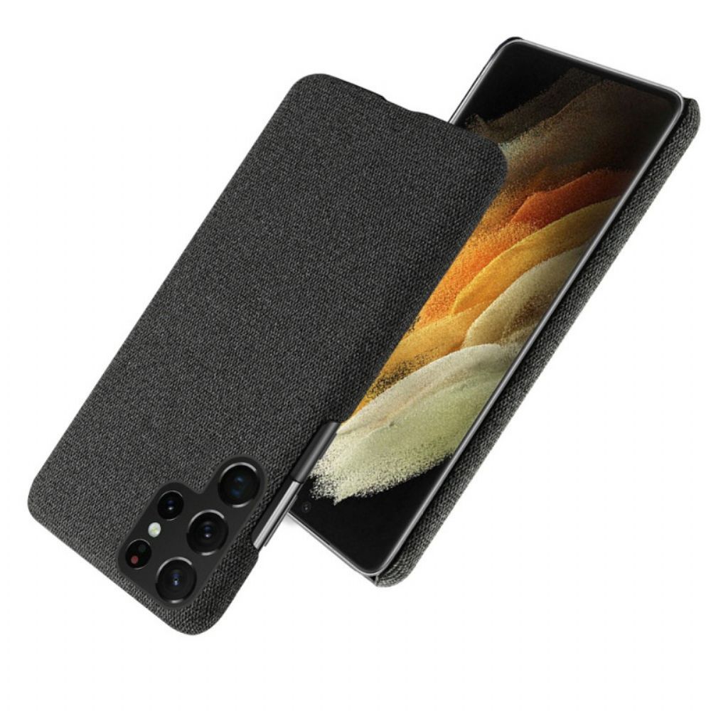 Hoesje voor Samsung Galaxy S22 Ultra 5G Ksq Doek Textuur