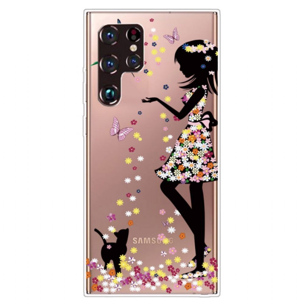 Hoesje voor Samsung Galaxy S22 Ultra 5G Magische Vrouw