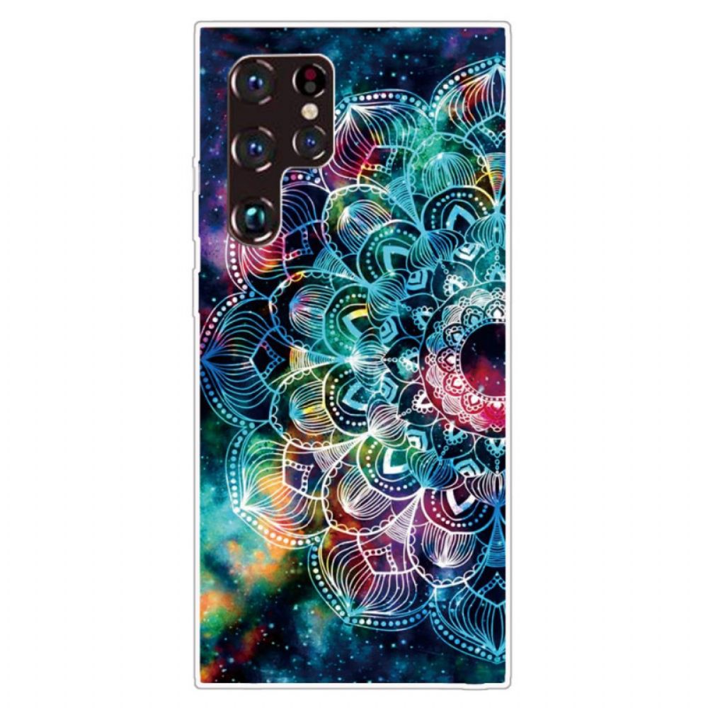 Hoesje voor Samsung Galaxy S22 Ultra 5G Mandala-ontwerp