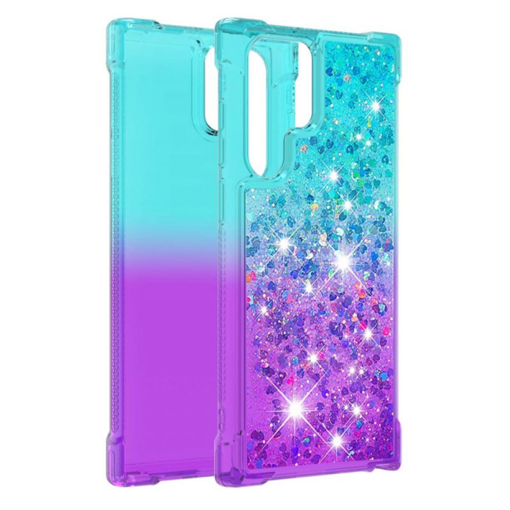 Hoesje voor Samsung Galaxy S22 Ultra 5G Pailletten Kleuren