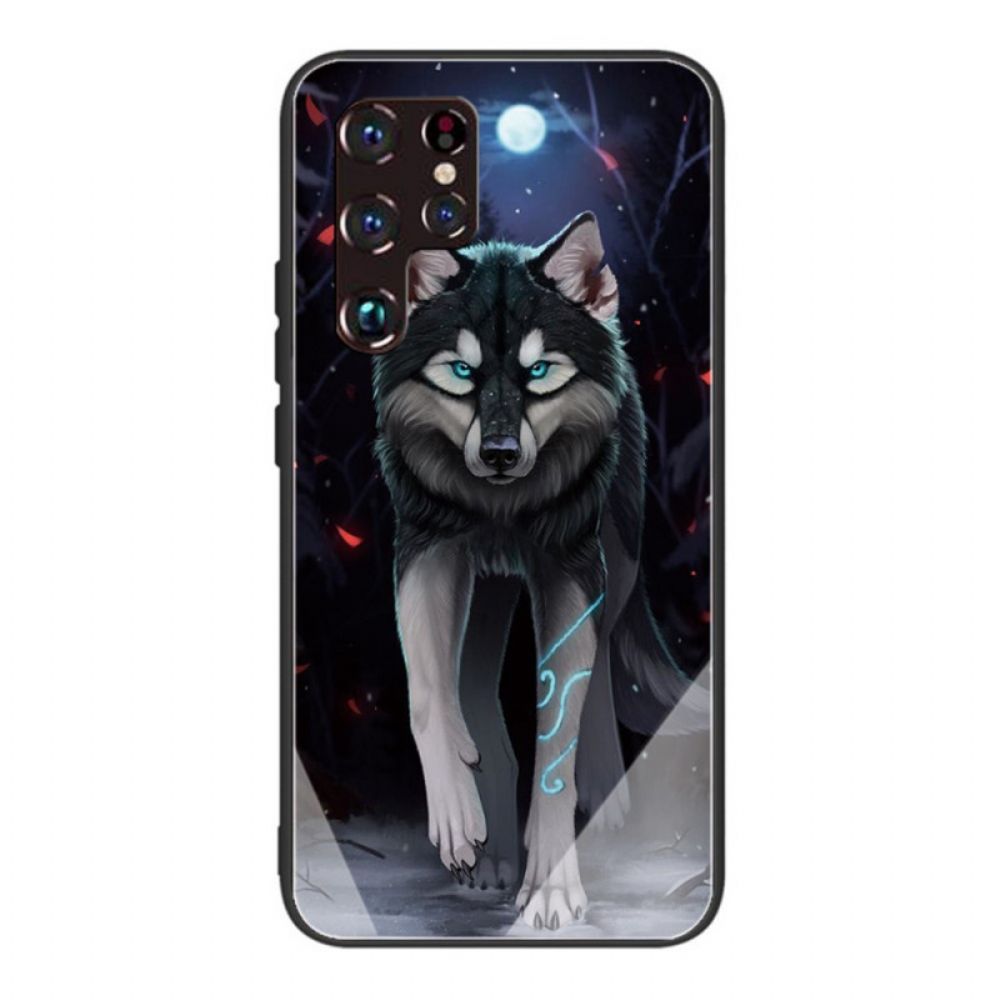 Hoesje voor Samsung Galaxy S22 Ultra 5G Wolf