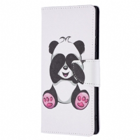 Leren Hoesje voor Samsung Galaxy S22 Ultra 5G Pandaplezier