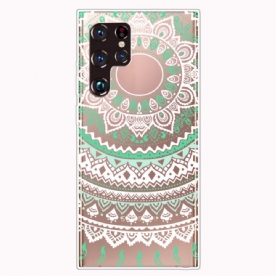 Telefoonhoesje voor Samsung Galaxy S22 Ultra 5G Stijlvolle Mandala