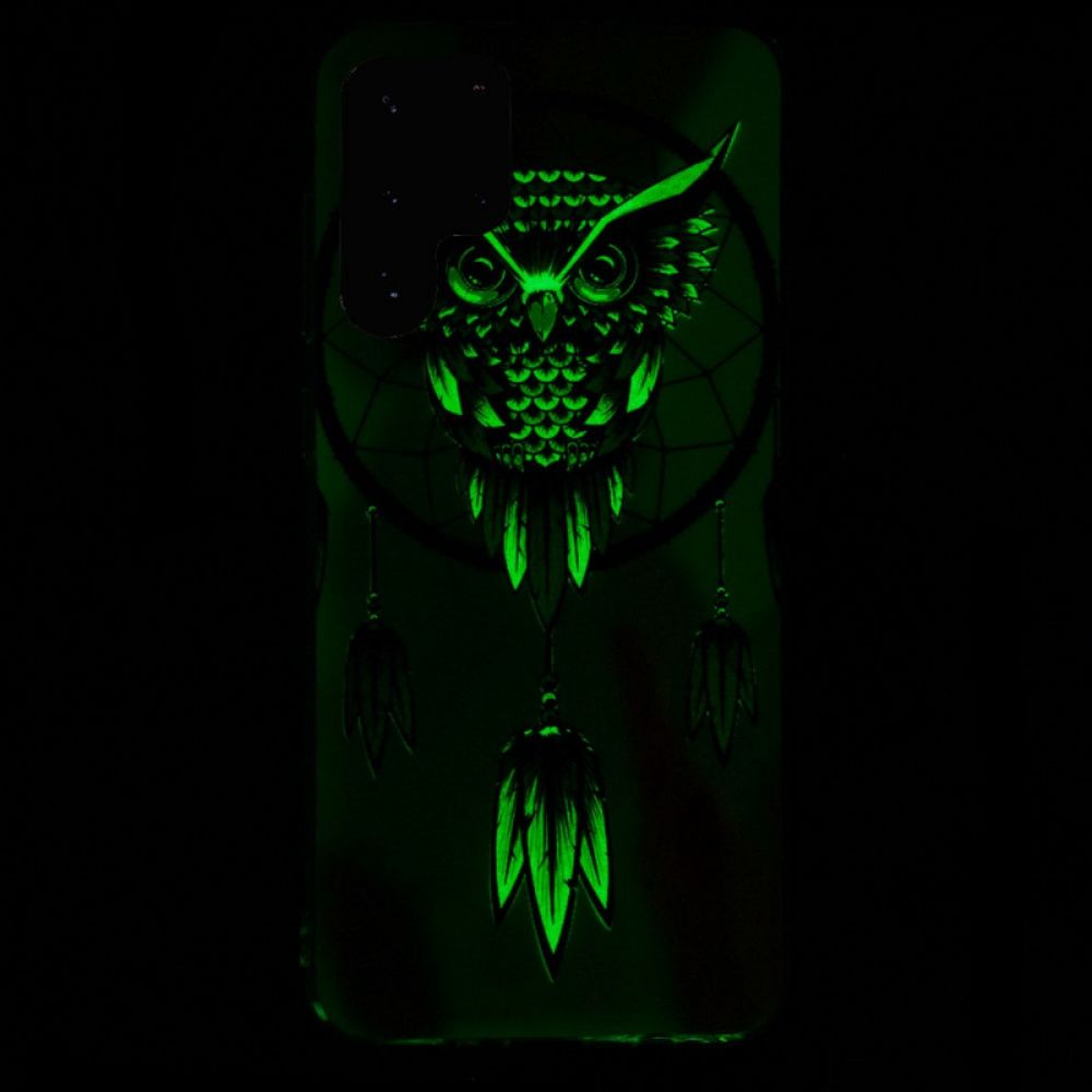 Telefoonhoesje voor Samsung Galaxy S22 Ultra 5G Unieke Fluorescerende Dromenvanger