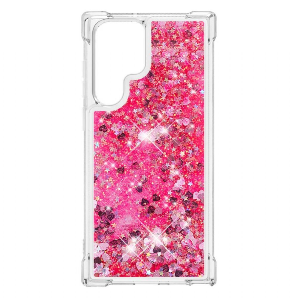 Telefoonhoesje voor Samsung Galaxy S22 Ultra 5G Verlangen Glitter