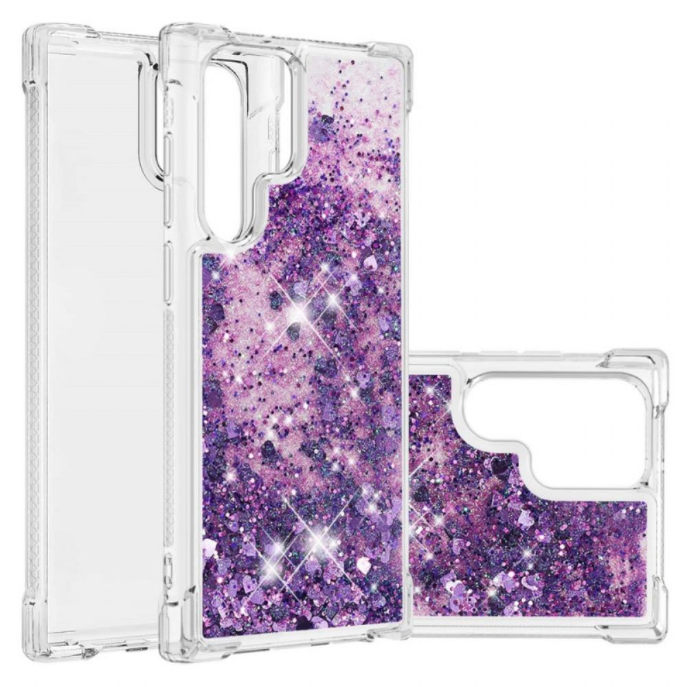 Telefoonhoesje voor Samsung Galaxy S22 Ultra 5G Verlangen Glitter