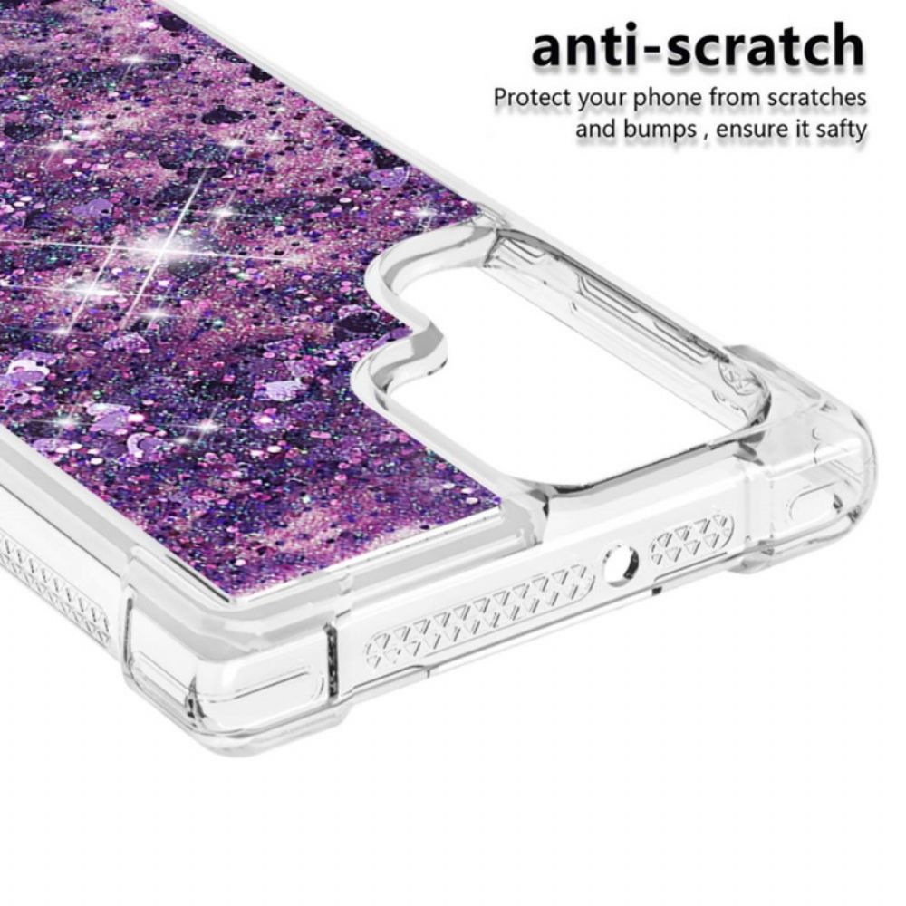 Telefoonhoesje voor Samsung Galaxy S22 Ultra 5G Verlangen Glitter