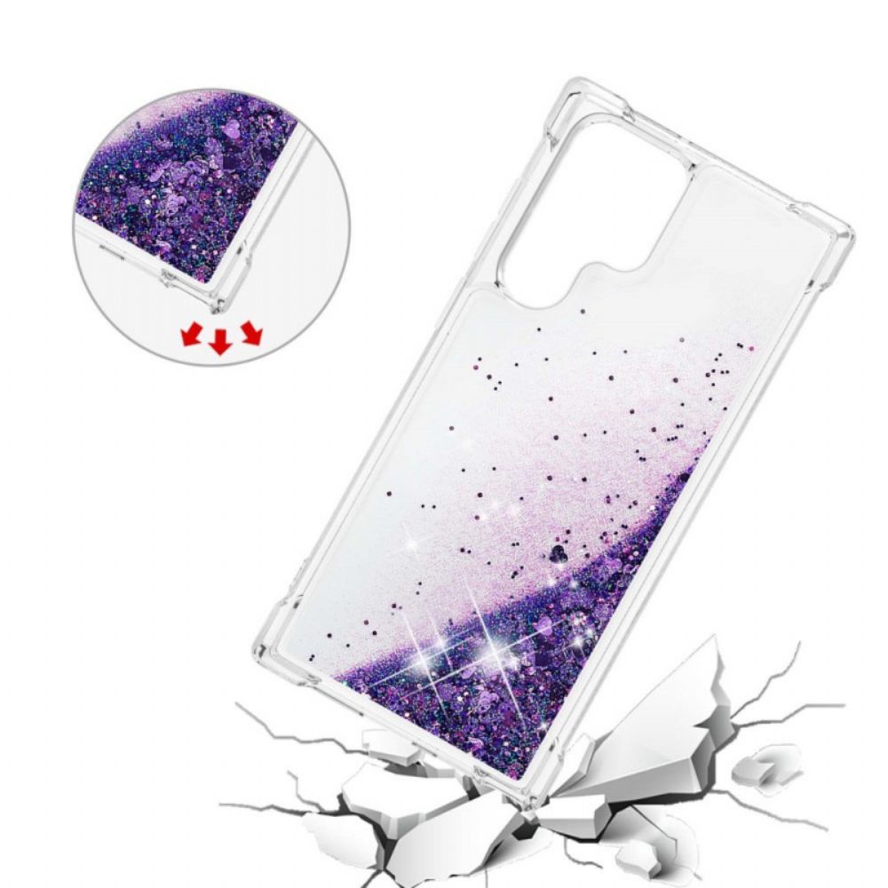 Telefoonhoesje voor Samsung Galaxy S22 Ultra 5G Verlangen Glitter