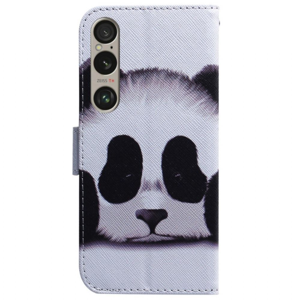 Leren Hoesje Sony Xperia 1 Vi Panda