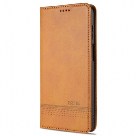 Bescherming Hoesje voor Samsung Galaxy M51 Folio-hoesje Azns Lederen Stijl