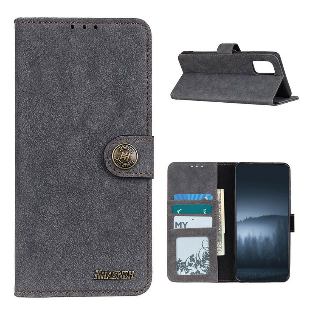 Folio-hoesje voor Samsung Galaxy M51 Retro Split Kunstleer Khazneh