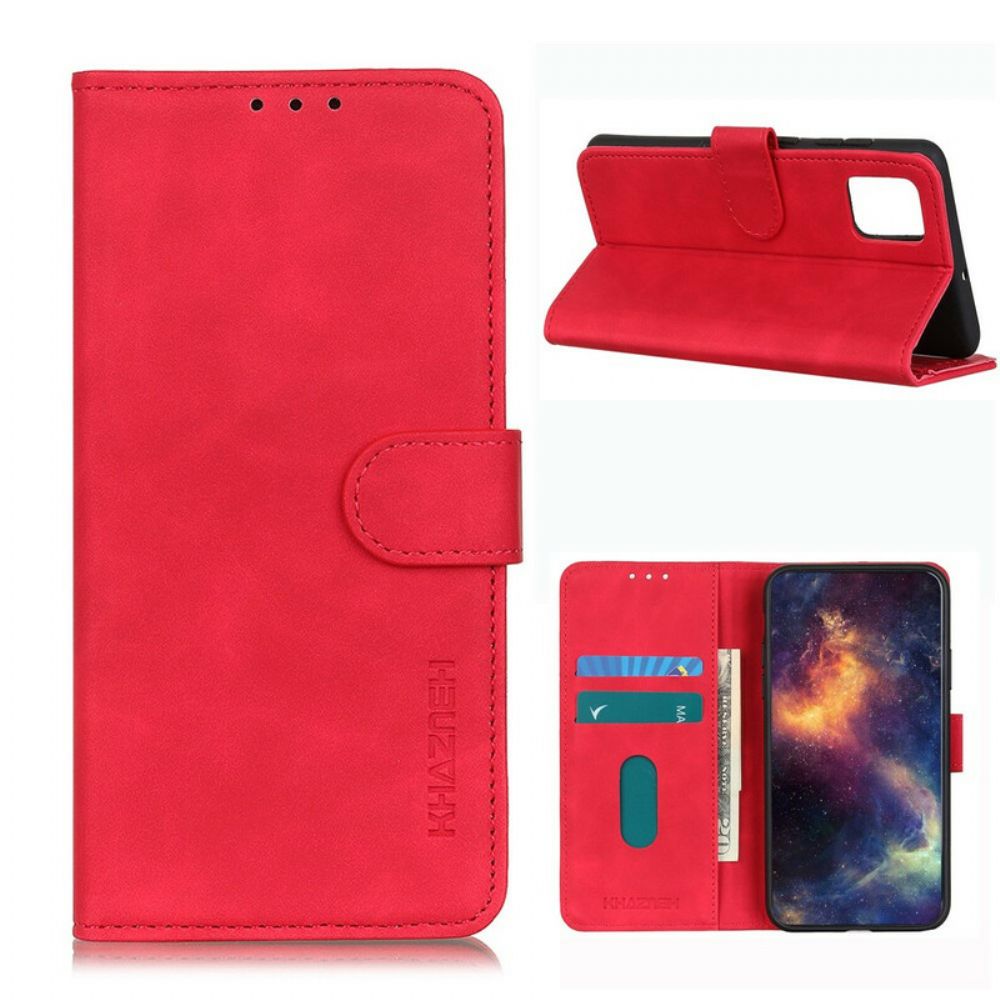 Folio-hoesje voor Samsung Galaxy M51 Vintage Leereffect Khazneh