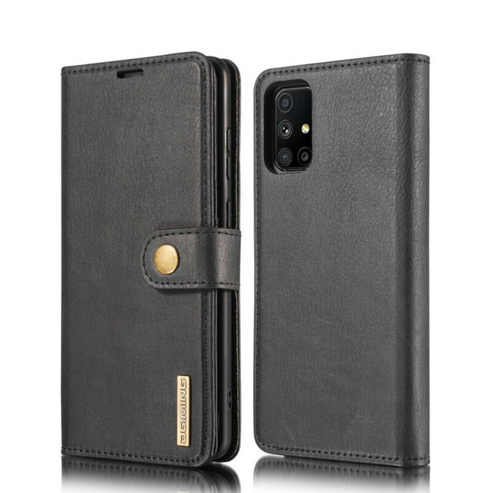 Hoesje Folio-hoesje voor Samsung Galaxy M51 Dg. Ming Afneembaar