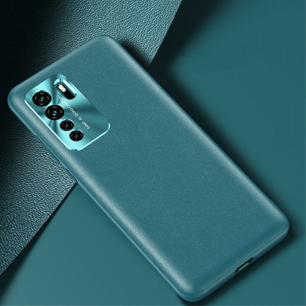 Hoesje voor Huawei P40 Lite 5G Stijl Leer Kleur