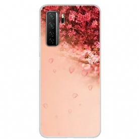 Hoesje voor Huawei P40 Lite 5G Transparante Romantische Boom