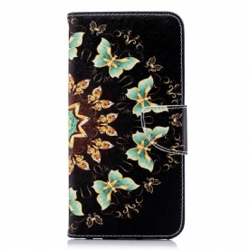 Folio-hoesje voor Huawei Y7 2018 / Honor 7C Vlindermandala