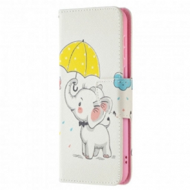 Folio-hoesje voor Huawei P50 Babyolifant