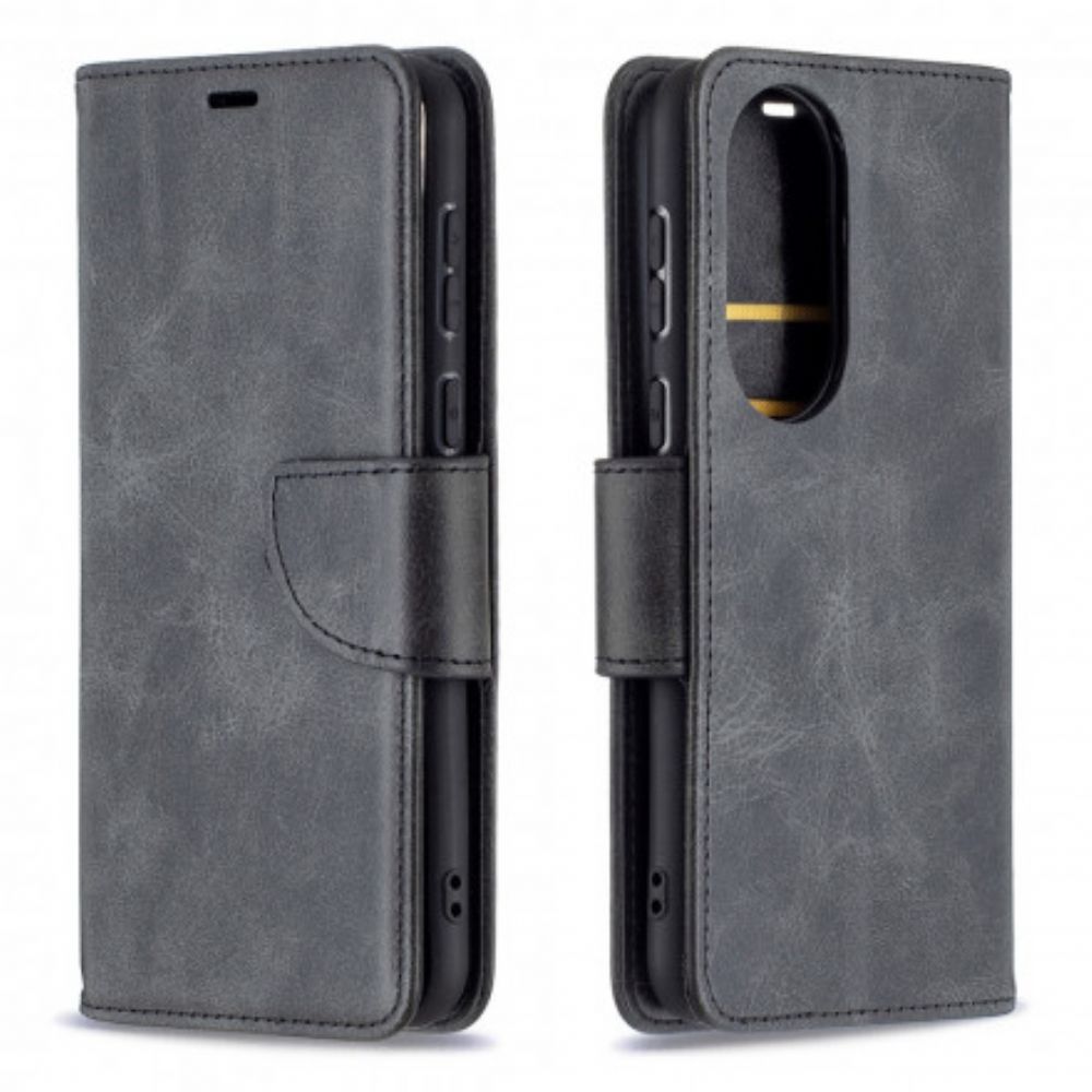 Folio-hoesje voor Huawei P50 Flip Case Gladde Schuine Klep