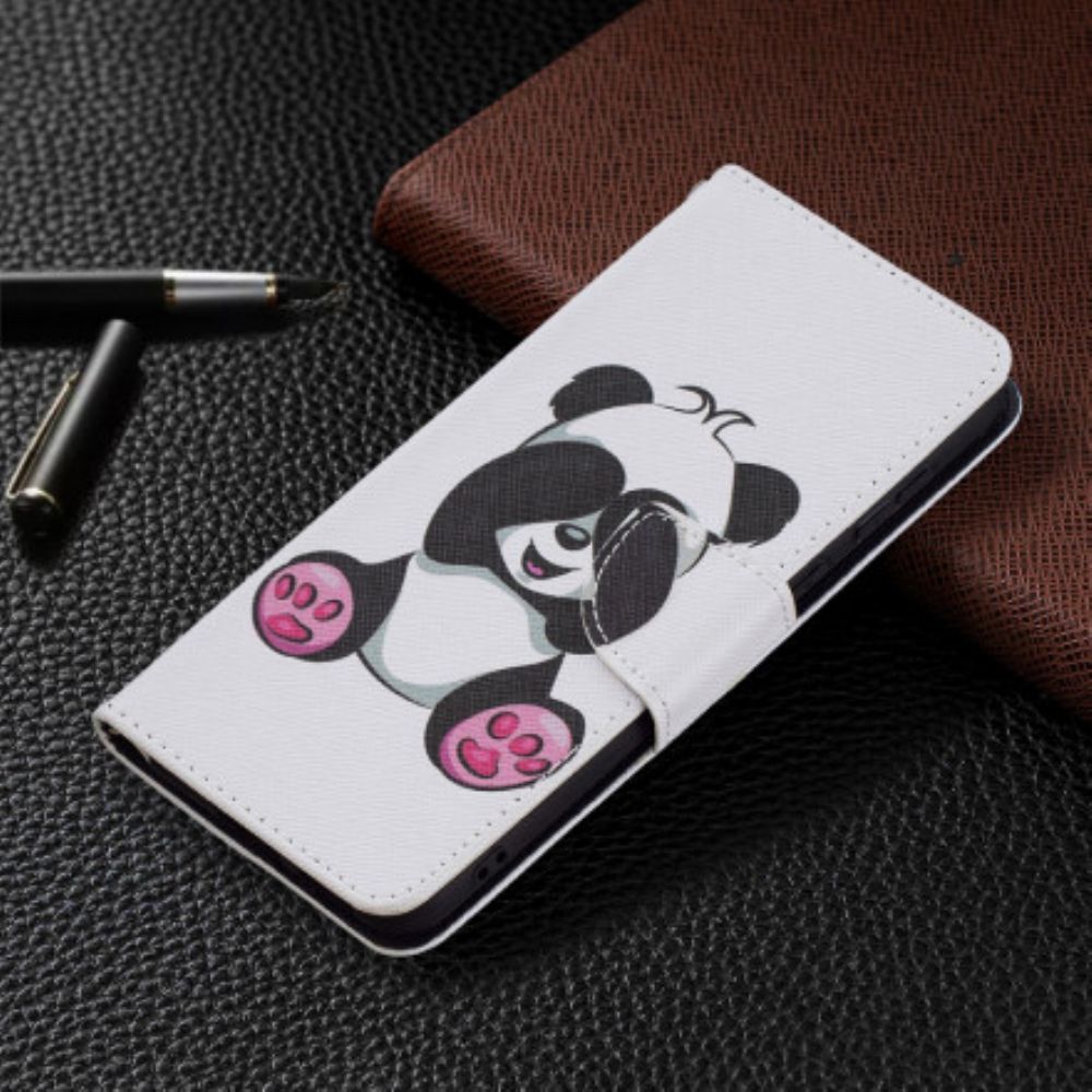 Folio-hoesje voor Huawei P50 Panda Op Bamboe