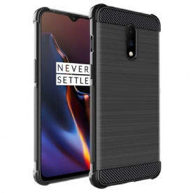 Hoesje voor OnePlus 7 Imak Geborstelde Koolstofvezel