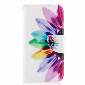 Folio-hoesje voor Samsung Galaxy J7 2017 Aquarel Bloem