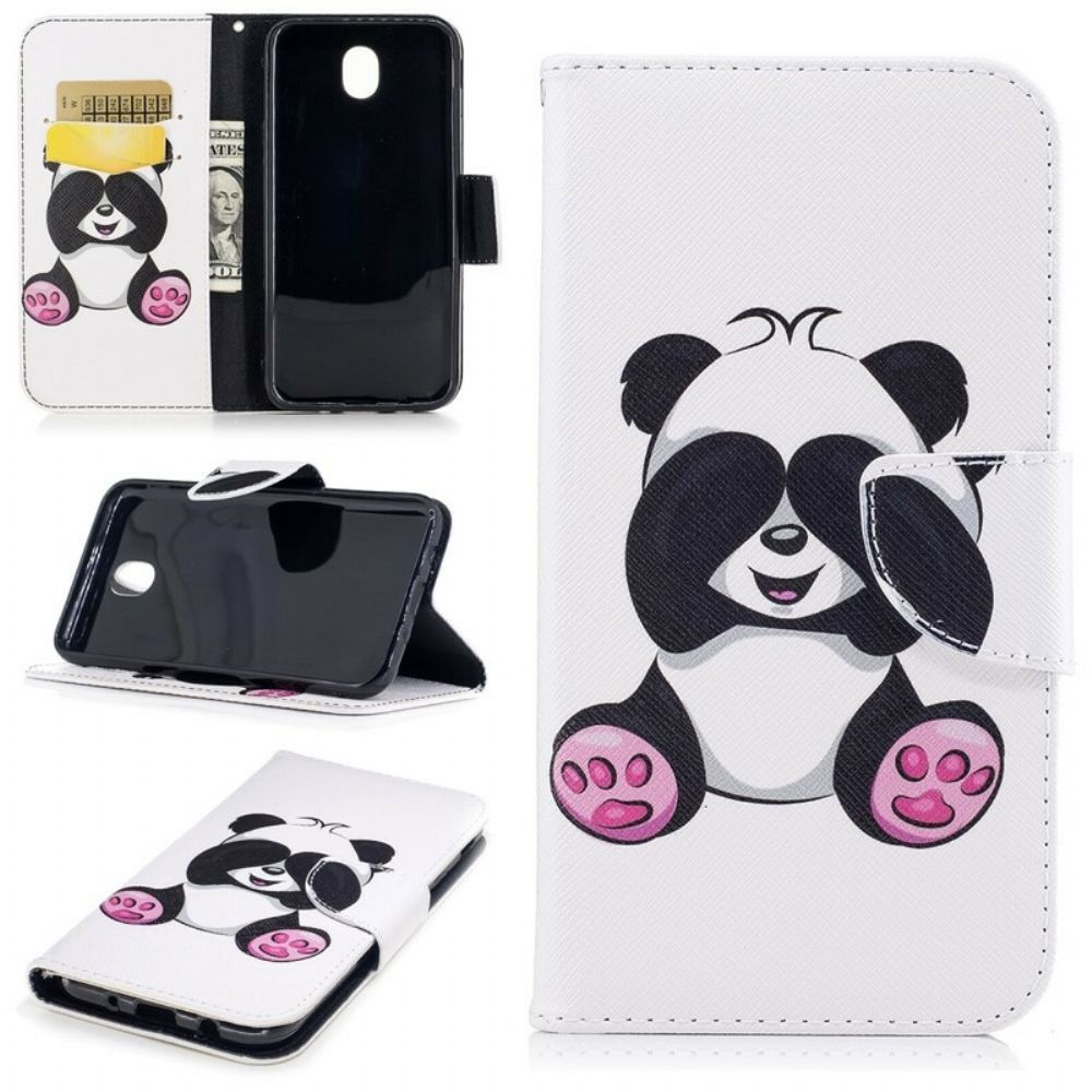 Folio-hoesje voor Samsung Galaxy J7 2017 Pandaplezier