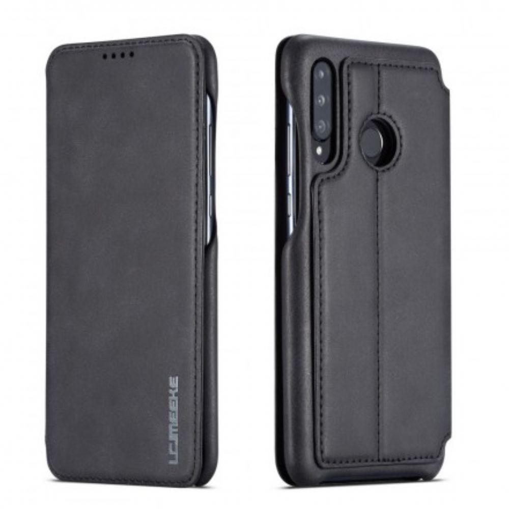 Bescherming Hoesje voor Huawei P30 Lite Folio-hoesje Lc.imeeke Leereffect