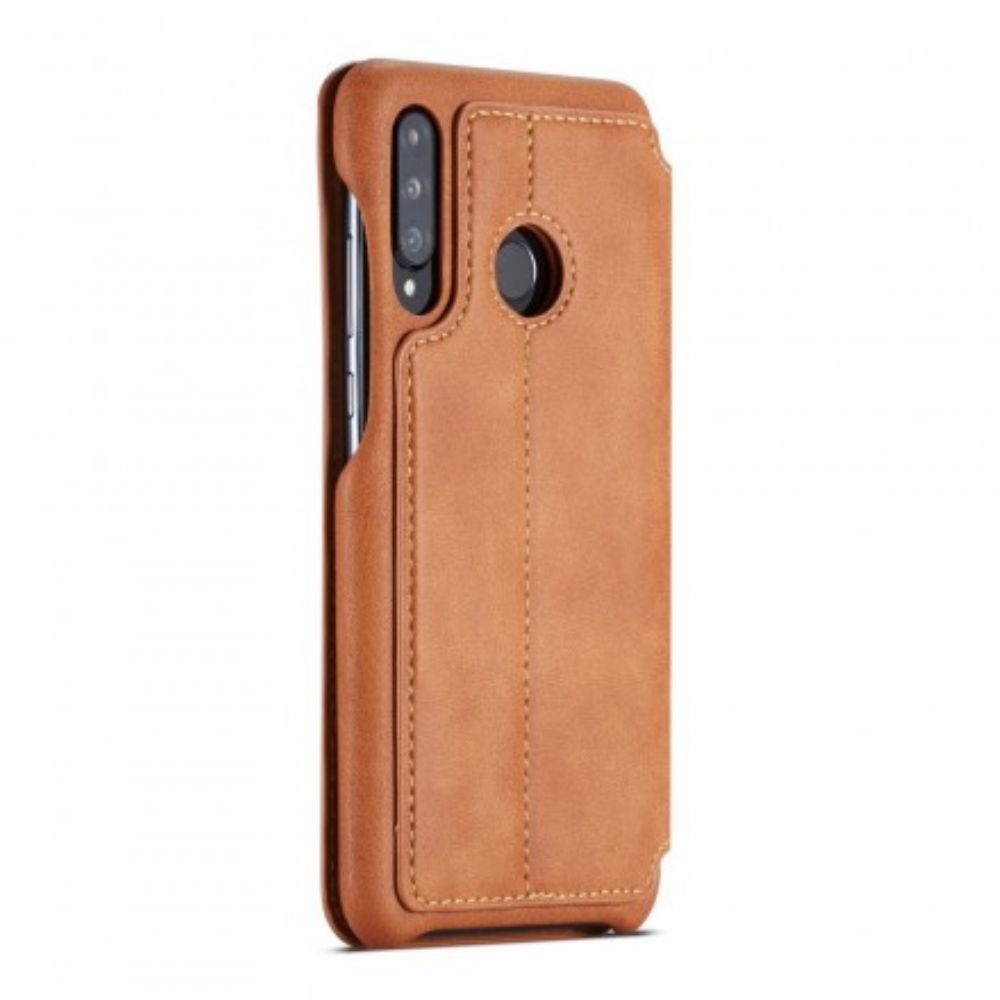 Bescherming Hoesje voor Huawei P30 Lite Folio-hoesje Lc.imeeke Leereffect