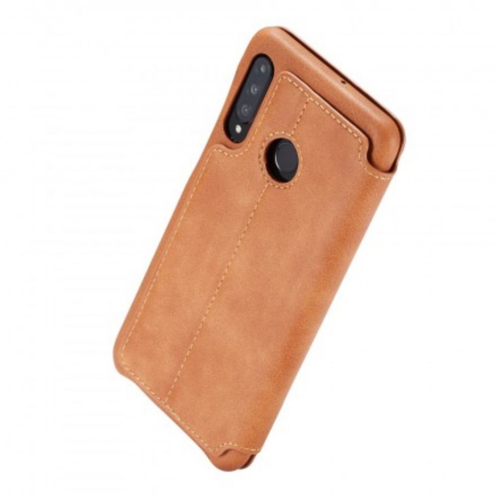 Bescherming Hoesje voor Huawei P30 Lite Folio-hoesje Lc.imeeke Leereffect