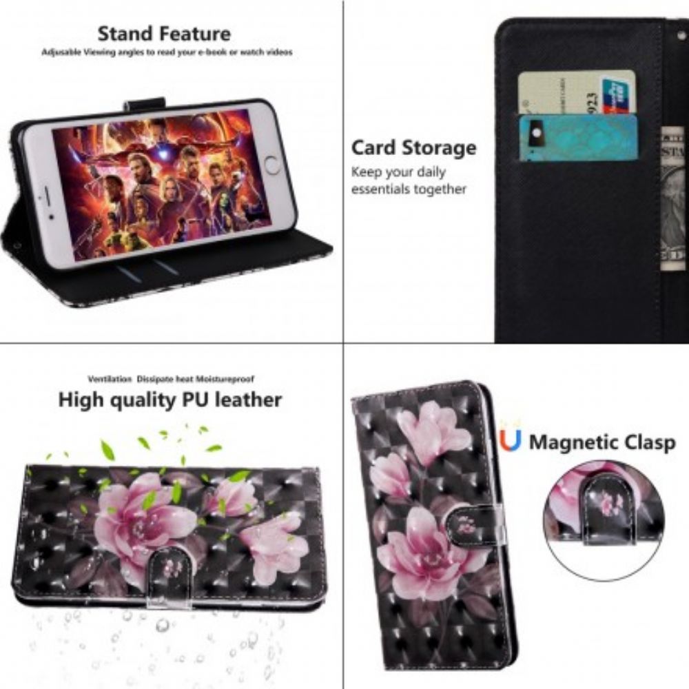 Flip Case voor Huawei P30 Lite Bloesem Bloemen