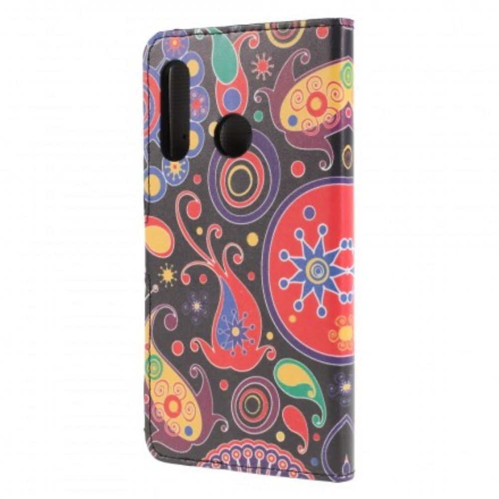 Flip Case voor Huawei P30 Lite Galaxy-ontwerp