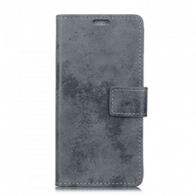 Flip Case voor Huawei P30 Lite Vintage Leereffect