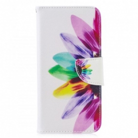 Folio-hoesje voor Huawei P30 Lite Aquarel Bloem