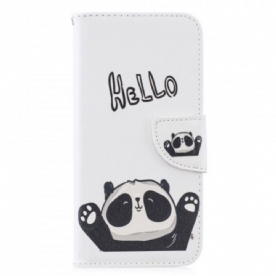 Folio-hoesje voor Huawei P30 Lite Hallo Panda