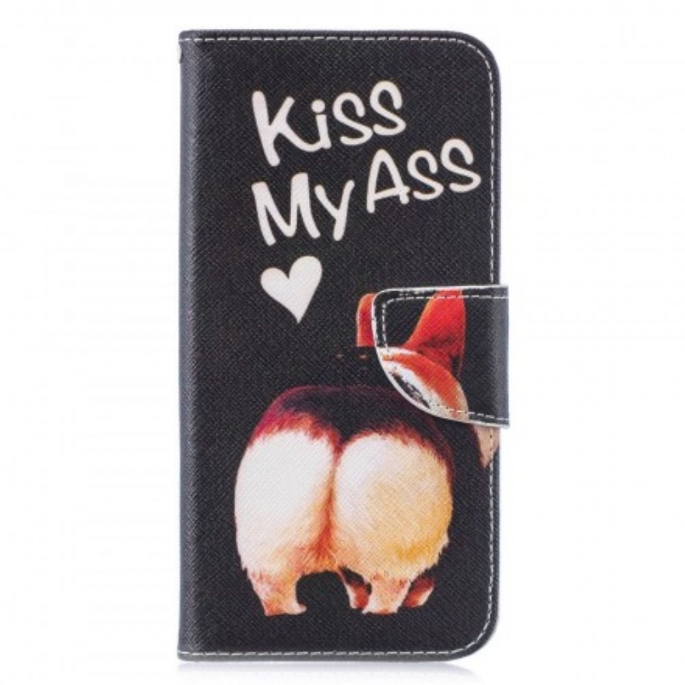 Folio-hoesje voor Huawei P30 Lite Kiss My Ass