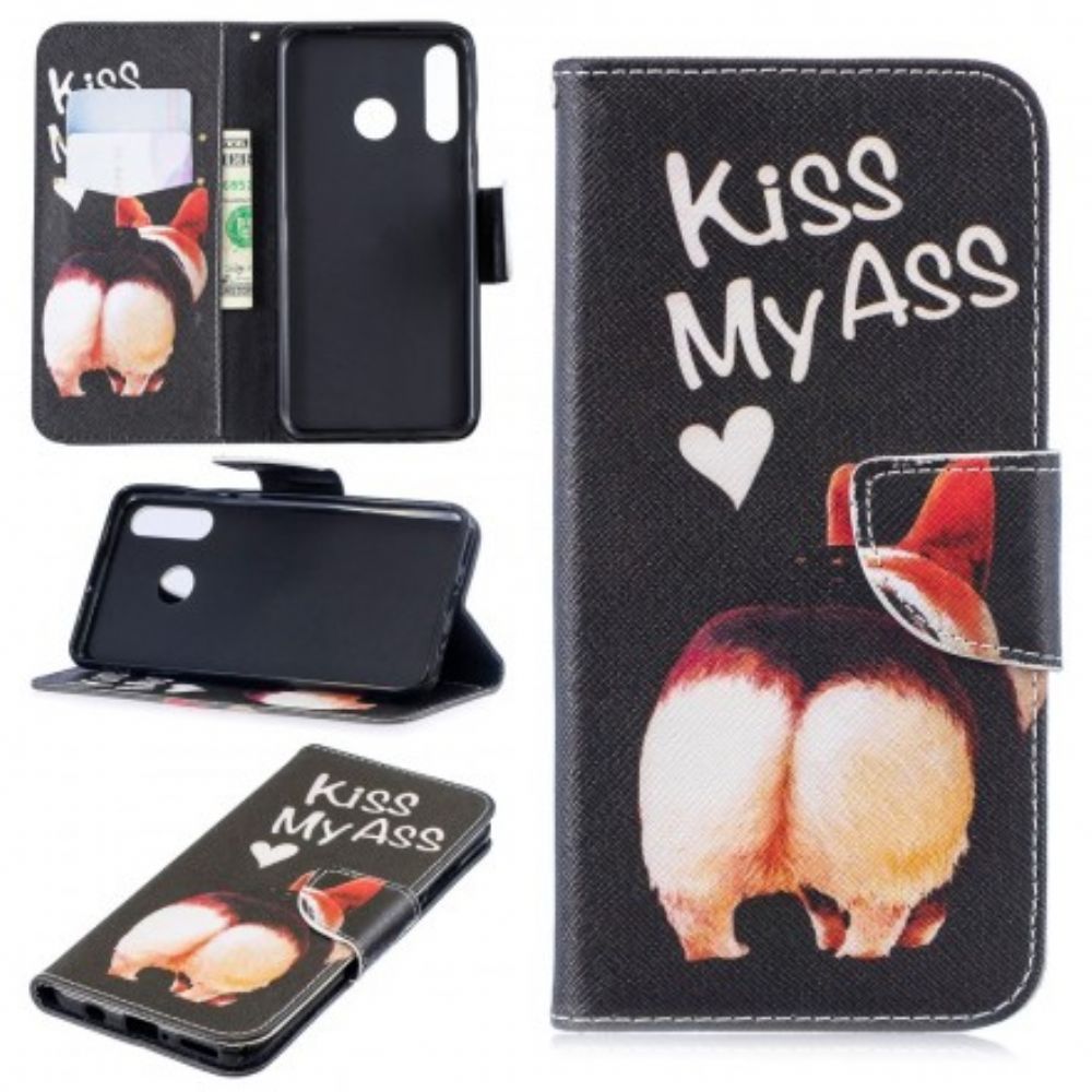 Folio-hoesje voor Huawei P30 Lite Kiss My Ass