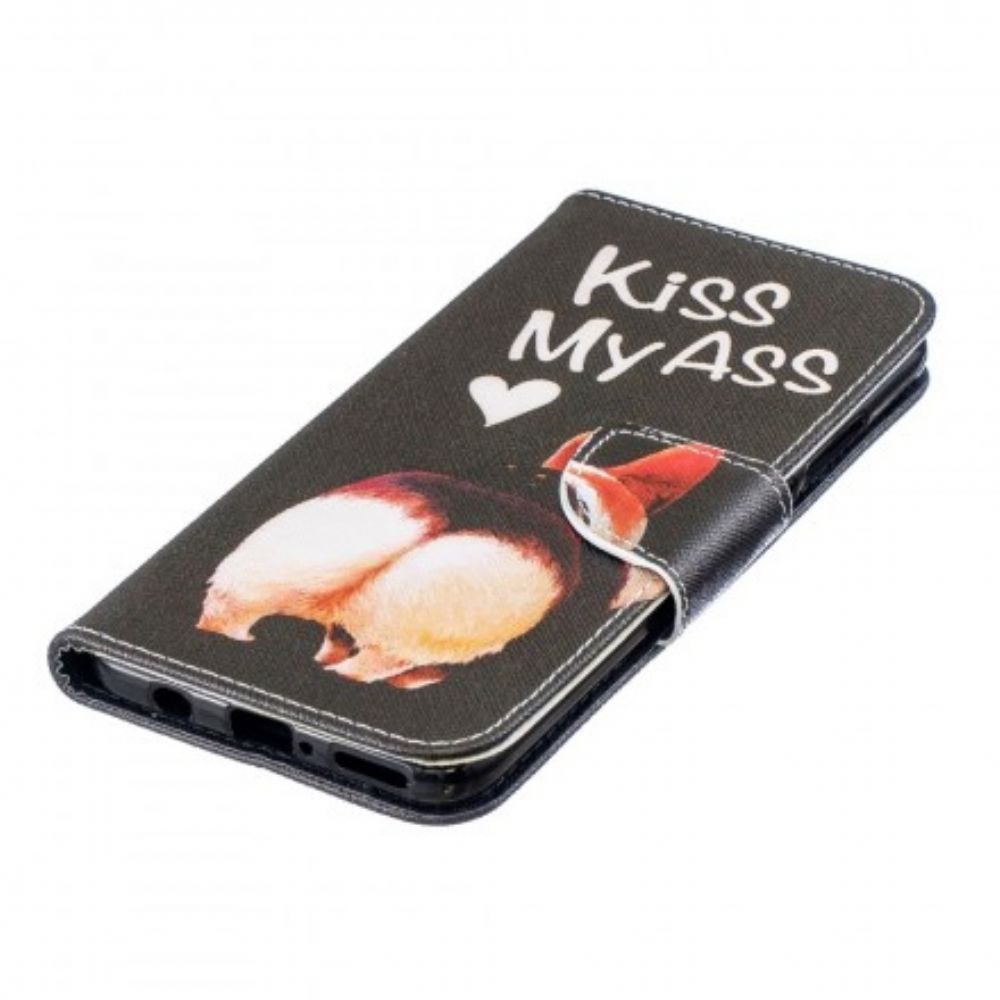 Folio-hoesje voor Huawei P30 Lite Kiss My Ass