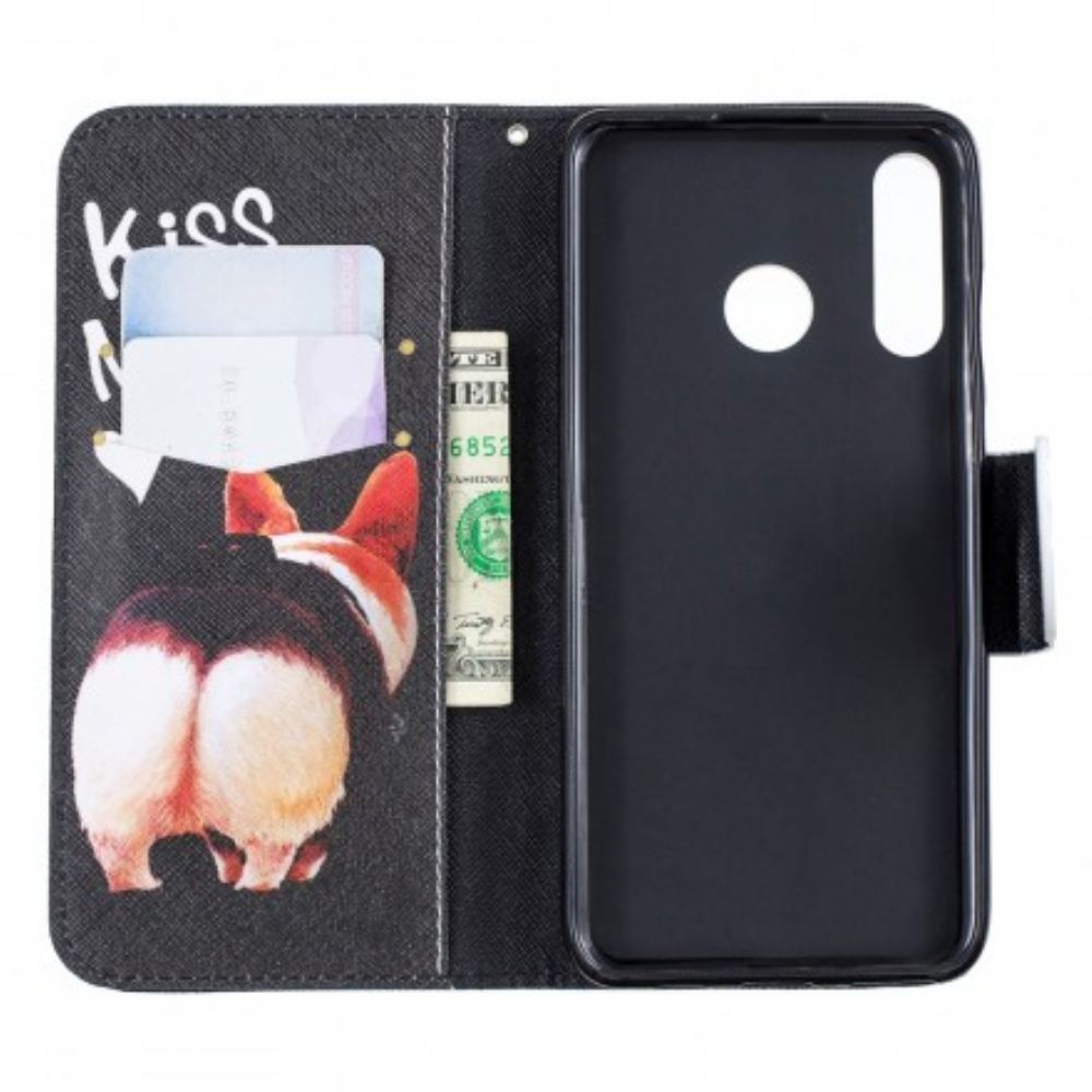 Folio-hoesje voor Huawei P30 Lite Kiss My Ass