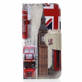 Folio-hoesje voor Huawei P30 Lite Londen Leven