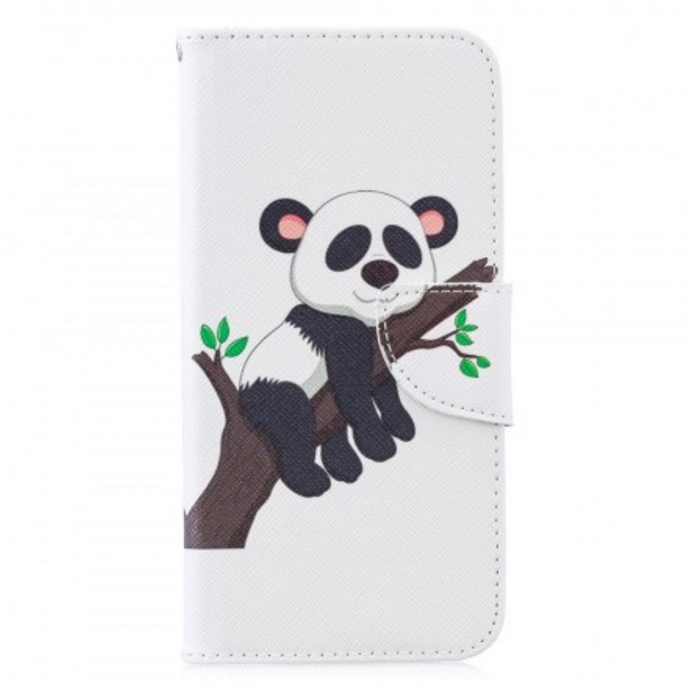 Folio-hoesje voor Huawei P30 Lite Luie Panda