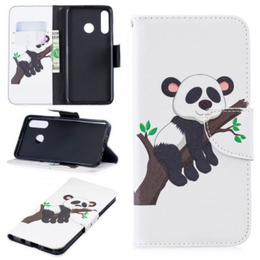 Folio-hoesje voor Huawei P30 Lite Luie Panda