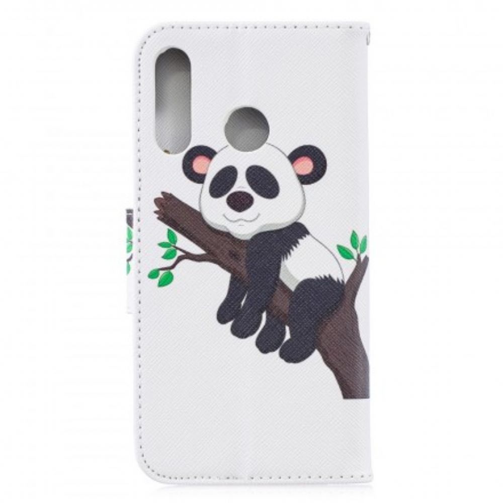 Folio-hoesje voor Huawei P30 Lite Luie Panda