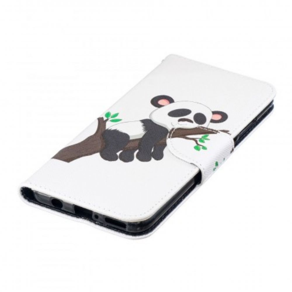 Folio-hoesje voor Huawei P30 Lite Luie Panda