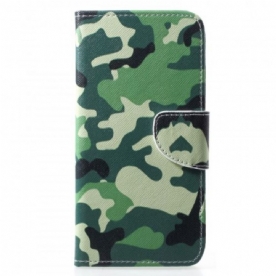 Folio-hoesje voor Huawei P30 Lite Militaire Camouflage