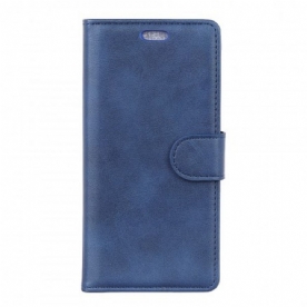 Folio-hoesje voor Huawei P30 Lite Retro Mat Leereffect