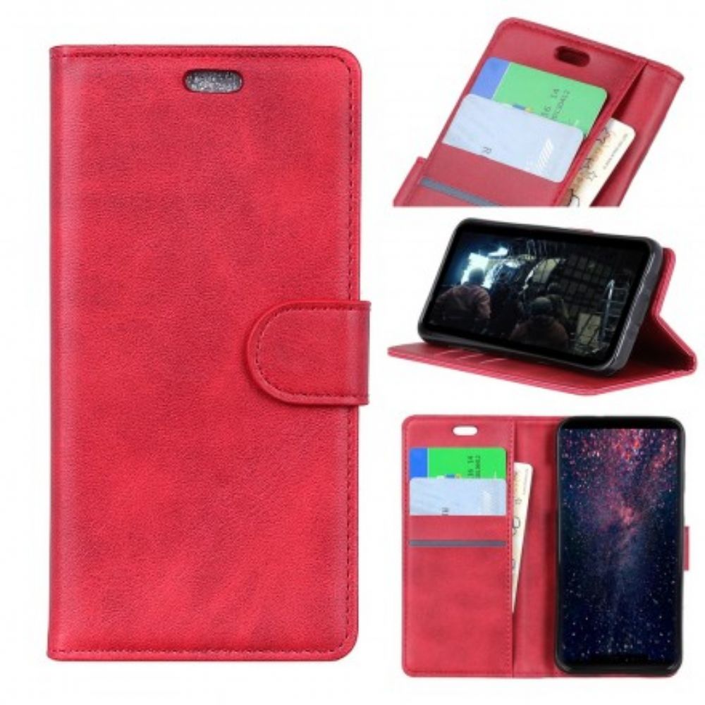 Folio-hoesje voor Huawei P30 Lite Retro Mat Leereffect