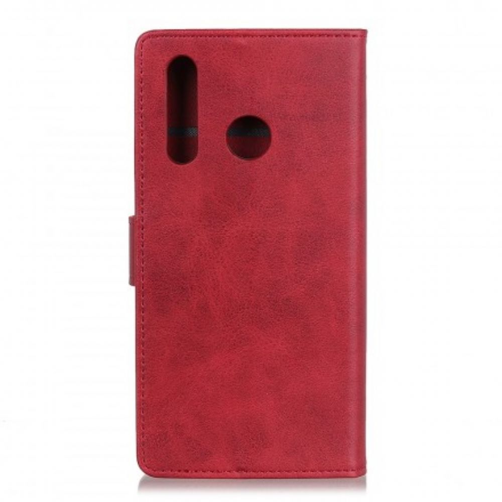 Folio-hoesje voor Huawei P30 Lite Retro Mat Leereffect