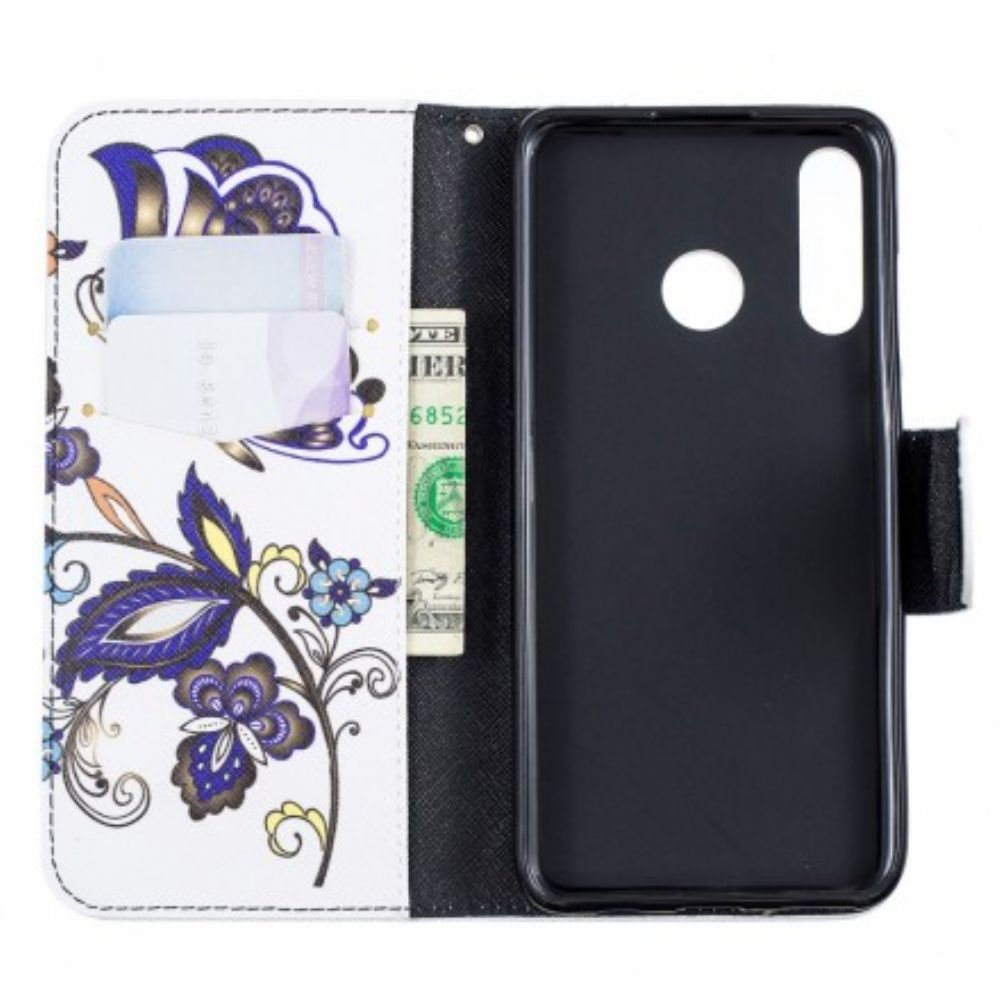 Folio-hoesje voor Huawei P30 Lite Vlindertattoo